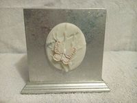 Bella Rosa Tissue Box With Butterfly