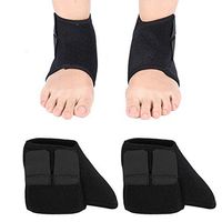 Ankle Brace - MAGT 2Pcs High-Quality Ankle Support Warm Ankle Brace Absorbing Sweat Ankle Guard Sprain Injury Wrap Elastic Stabilizers for Sport