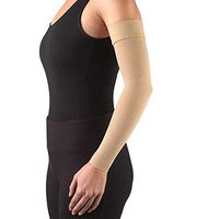 Ames Walker AW Style 7161 Lymphedema Armsleeve w Silicone Top Band 20 30 mmHg Large Sand Manage Edema Swelling Post Mastectomy Conditions Comfortable Fabric