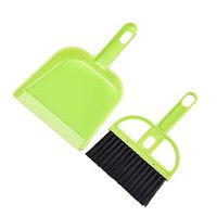 Mini Broom, Cage Cleaner Dustpan and Brush Set Small Mini Broom Set Hand Brooms Small Sweep Broom Dustpan Broom Set for small animals, Kids, Desk, Drawer