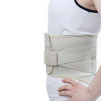 FUSHIDA Breathable Rib Brace for Men and Women Durable Elastic Waist Wrap Compression Support Belt Medical Surgery Aid Belts for Cracked,Fractures,Dislocated Ribs Post (L(99 * 23cm), Yellow)