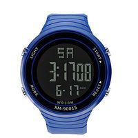 Mens Watches,Fxbar Luxury Men Digital Sports Watch Outdoor Automatic Watch Military LED Waterproof Wrist Watch New(Blue)