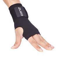 2U2O Adjustable Wrist Compression Support Brace -Wrist Sleeve for Men and Women -Pain Relief for Carpal Tunnel Syndrome, Arthritis, Tendonitis, Sprains and Fatigue Injury Recovery, Black,Medium