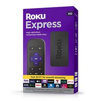 Roku Express (New, 2022) HD Streaming Device with High-Speed HDMI Cable and Simple Remote, Guided Setup, and Fast Wi-Fi