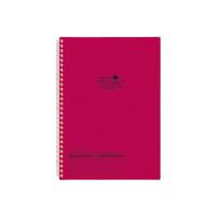 LIHIT LAB. Refillable Notebook (Journal), Lined Paper, 9.9 x 7.3 inches, Red (N1608-3)