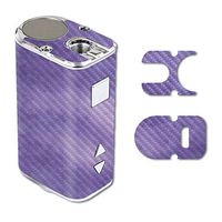 MightySkins Carbon Fiber Skin for Eleaf Istick 10W Mini - Purple Airbrush | Protective, Durable Textured Carbon Fiber Finish | Easy to Apply, Remove, and Change Styles | Made in The USA