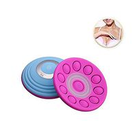 Wireless Breast Massager, USB Electric Waterproof Vibration Bust Lift Enhancer Machine with Hot Compress and Magnetic Therapy Infrared Function for Chest Enlargement Anti Sagging,Purple