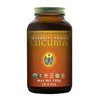 HealthForce SuperFoods Integrity Foods Lucuma - 180 Grams Powder - Low Glycemic Natural Sweetener, Perfect for Smoothies & Homemade Desserts - Organic, Vegan, Gluten Free - 19 Servings