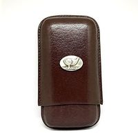 Golf Ball 3-Finger Cigar Case – Leather Cigar Case – Cigar Cutters by Jim