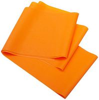 Rolyan Energizing Exercise Band Dispenser Box, Set of 30 Precut 5 ft. Orange Medium Bands, Professional Non-Latex Elastic Fitness Band for Stretching, Toning, Home Exercise & Physical Therapy