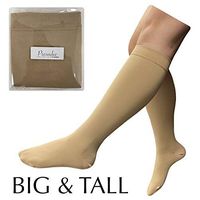 Presadee Closed Toe Big Tall Traditional 20-30mmHg Compression Swelling Leg Sock