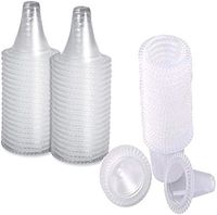 ICYANG 200 Pieces Disposable Ear Thermometer Probe Covers Refill Lens Filters Protective Caps Replacement for Digital Thermoscan Cover Caps Clear