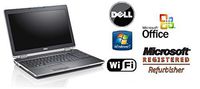 Sleek Dell 15.6" Laptop -Latitude E6520 Core i7 2.7GHz CPU / 8GB DDR3 RAM /New 120GB Solid State Drive SSD / DVD-RW / WiFi / Windows 7 Pro & MS Office Preinstalled
