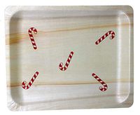 Perfect Stix Perfectware 10 Candy Cane Print 8ct with Candy Canes Printed in red