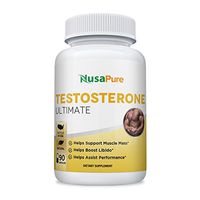 Powerful Testosterone Booster: Testosterone Ultimate with Tribulus Terrestris, Longjack, Horny Goat Weed and More: Boosts Testosterone, Energy, and Stamina: Money Back Guarantee