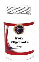 Iron Glycinate 50mg 100 Capsules # BioPower Nutrition
