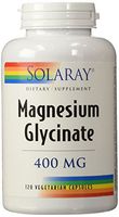 Magnesium Glycinate 400 mg (Pack of 2) Solaray 120 VCaps