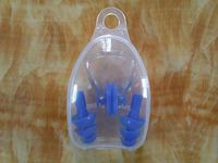NOLOGO Fssh-mlx Waterproof Silicone Swimming Ear Plugs Nose Clip Set Box Packed Earplug for Surfing Diving and Learning Swimming 06 (Color : Blue)