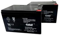 2 Pack 12v 12ah F2Scooter Battery Replaces Kung Long WP12-12