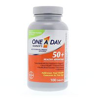 One A Day Women’s 50+ Multivitamins, Supplement with Vitamin A, Vitamin C, Vitamin D, Vitamin E and Zinc for Immune Health Support*, Calcium & more, 100 count