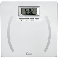WW Scales by Conair Body Analysis Precision Bathroom Scale - Measures Body Fat, Body Water, BMI, Bone Mass, 4 User Memory, 350 lb. capacity