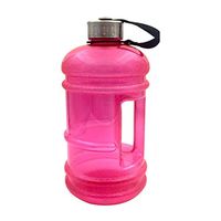 Dserw 2.2L Large Capacity Water Bottle Plastic Non-Toxic Leak Proof Durable Outdoor Sports Camping Fitness Drinking Cup - Pink