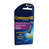 Compound W Wart Remover, Maximum Strength, Fast-Acting Gel, 0.25-Ounce (Pack Of 2) by Compound W