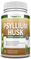 PSYLLIUM Husk Capsules - 1450mg Per Serving - 240 Capsules - Premium Psyllium Fiber Supplement - Great for Constipation, Digestion and Weight Loss - 100% Natural Soluble Fiber