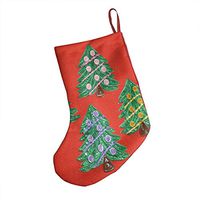 Christmas Decorations Stockings 18" Christmas Quilling Patterns Trendy Big Xmas Socks for Home Decor