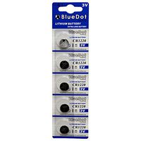 BlueDot Trading CR1220 Lithium Battery, 5 Count