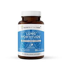 Secrets Of The Tribe - Lung Fortitude, Healthy Lungs Formula, Herbal Supplement Blend (60 Capsules)
