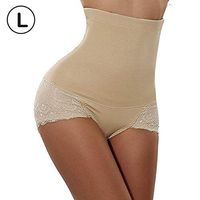 Funarrow Women's Tummy Control Hip Waist Slimming Support Panty Short Breathable Fiber Soft and Comfortable Fixed Control, for Clubs, Weddings, Gyms, Festivals, Parties