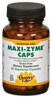Country Life - Maxi-Zyme Caps, 60 Capsules