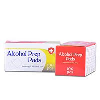 Alcohol sterilized Cotton pad, Alcohol pad Gauze pad, Suitable for Outdoor Skin Cleaning, Glasses, Tablet PC, Camera Lens, Screen, etc, Each Piece is Individually Packaged. 200pcs