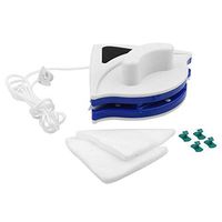 Duokon Glass Cleaner, Plastic Double Side Home Window Glass Cleaning Tool Magnetic Useful Glass Surface Wiper Brush