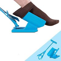 LTOOA Elderly Assistance Medical, Sock Helper Sock Aids for Putting The Socks ON and Taking Them Off Without Bending,Blue