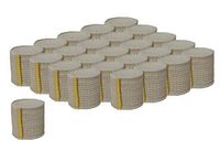 GT USA Organic Elastic Bandage Wrap (2" Wide, 25 Count Case) | Hook & Loop Fasteners at Both Ends | Latex Free Hypoallergenic Compression Roll