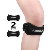 AVIDDA Knee Pain Relief & Patella Stabilizer Brace, Patella Strap Knee Brace Support for Arthritis, Acl, Running (2 or 4 Pack)