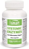 Supersmart - Systemic Enzymes - Powerful Anti Inflammatory, Pain Reliever Helps Immune System Heal Faster | Non-GMO - 100 DR Capsules
