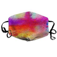 Multi Colored Powder Background Dustproof Earloop Face Ma.SKS for Women Men, Pollen Climbing Climbing Half Face Mouth Ma.sk - Anti Allergy Face and Nose Cover
