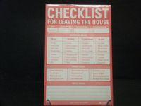 Knock Knock Checklist for Leaving the House