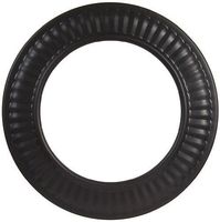 Snap Lock 8'' 24-Ga Black Trim Collar