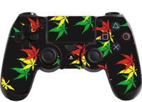the grafix studio Weed Leaf Playstation 4 (Ps4) Controller Sticker / Skin / Decal / Ps36