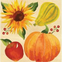 Harvest Abundance Lunch Napkins