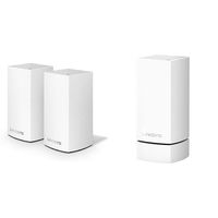 Linksys Velop Dual-Band Whole Home WiFi Intelligent Mesh System 2-Pack,Speed,Works with Alexa & Whole Home Wi-Fi Mesh Wall Mount, Works with All Velop Models, white