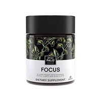 Focus | All-Natural Brain Booster & Nootropic for Memory & Mental Clarity - with Ginkgo Biloba, Bacopa Monnieri, Gotu Kola, Ashwagandha, Mucuna Pruriens and Turmeric by PALO Nutrition