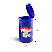 Netherlands Flag Baby Soccer Fan First Aid Case Pill Container ID 7056B