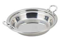 Bon Chef 5255HRSS Casserole, Plain on the Rim with Round Handles, Stainless Steel