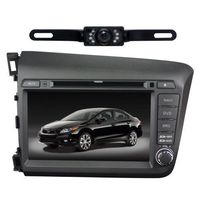 For Honda Civic 2012 8" Indash Car DVD Player GPS Navigation Navi iPod Bluetooth HD Touchscreen TV Radio RDS Rear Camera FM Stereo Headunit Free Map CDA113R