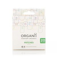 2 x Organii Organic Vegan Cotton 7x2cm Sizes Patches 20 pcs